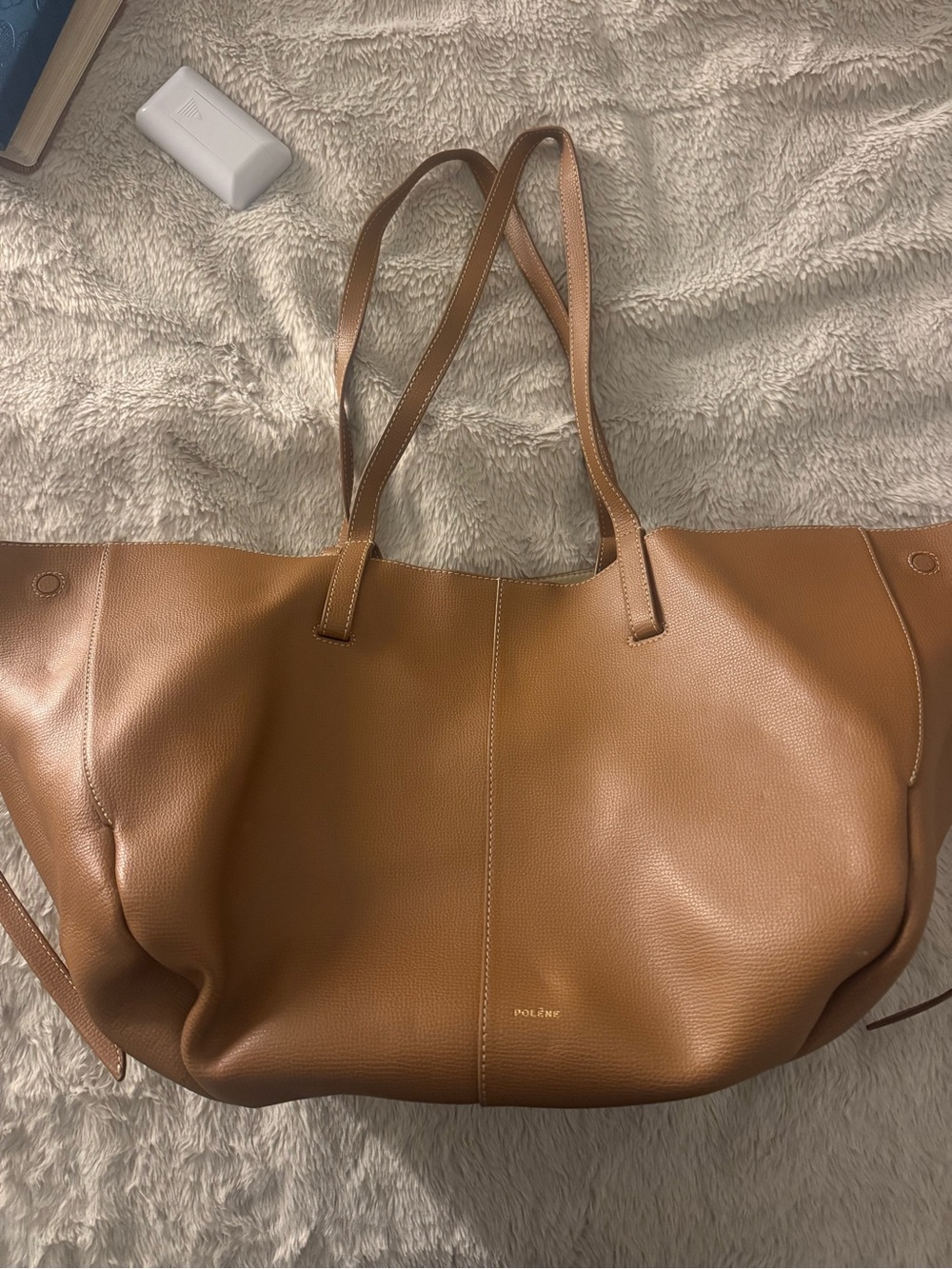 Tote Bag in Tan Leather - Polene